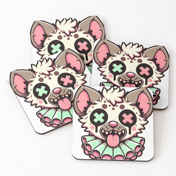Item preview, Neon Clown Feral Hyena designed and sold by dreamsagellc.