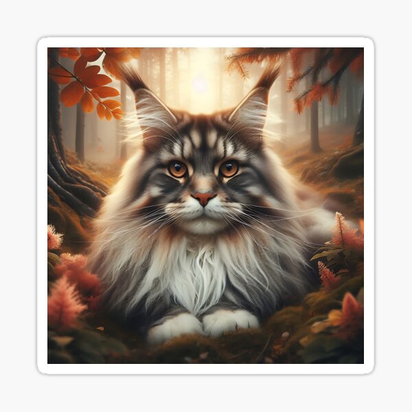 Item preview, Maine Coon Art #2 | Cat Lovers Collection designed and sold by ksgraphics222.