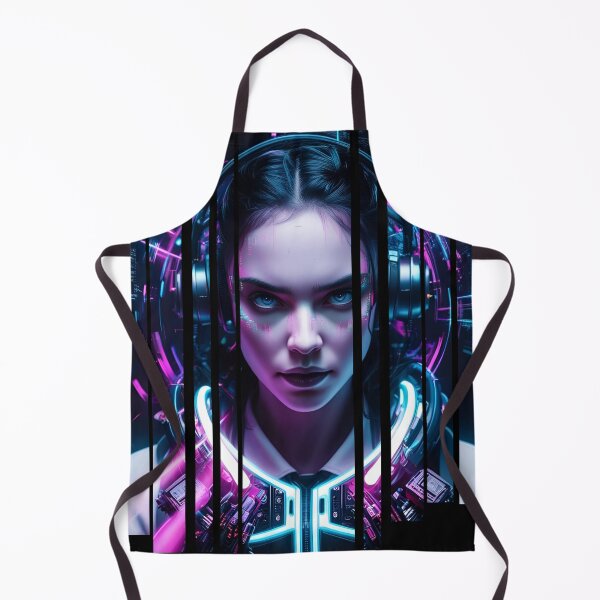 Item preview, Hacker girl surrounded by glitch effects 6 designed and sold by Neon G.