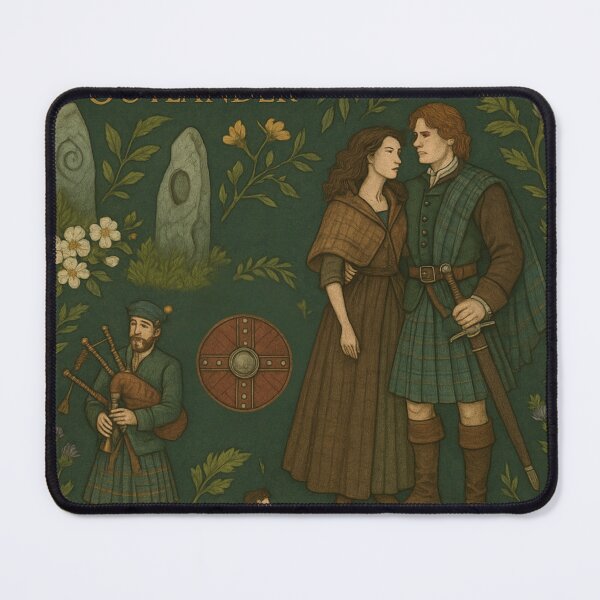 Item preview, Highland Magic: An Outlander-Inspired Wallpaper designed and sold by blackcatsvault.