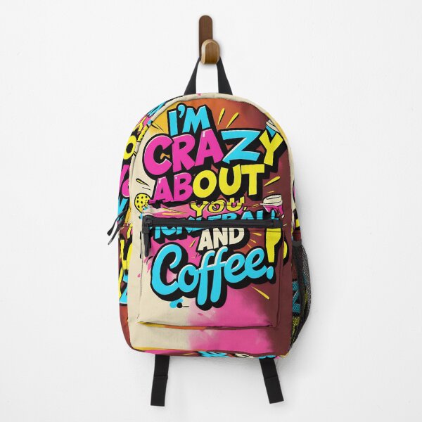 Item preview, Crazy About You, Pickleball, and Coffee – Funny 80's Design designed and sold by Khala.