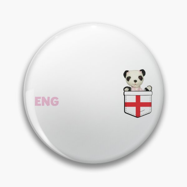 Artikelvorschau, Sooty Euro Football Soo England Brusttaschendruck entworfen und verkauft von All-And-Every.