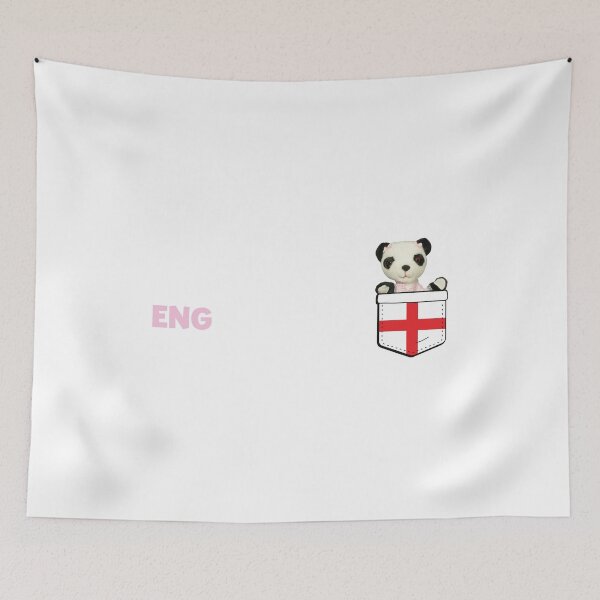 Item preview, Sooty Euro Football Soo England Chest Pocket Print designed and sold by All-And-Every.