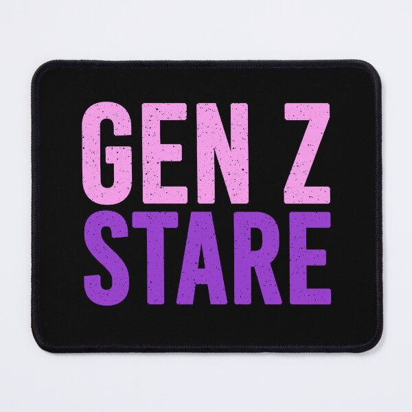 Item preview, Gen Z Stare Pink and Violet designed and sold by Memes N Lore .