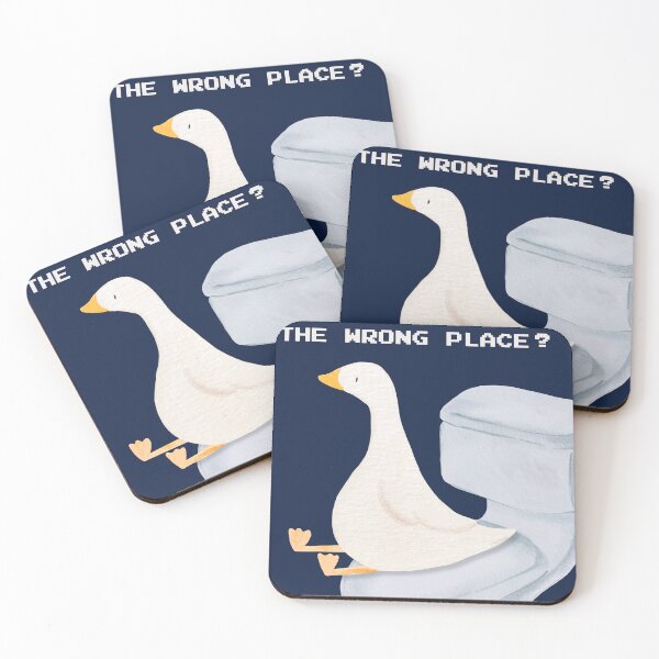 Item preview, Goose Bathroom Print designed and sold by upflame.