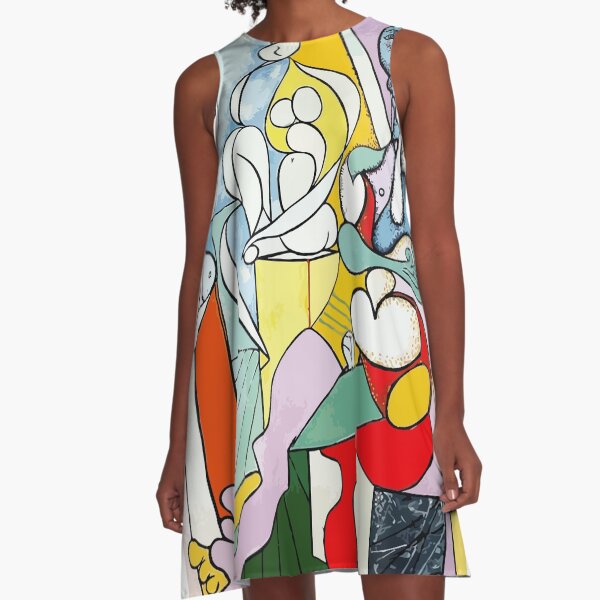 Pablo Picasso The Sculptor, 1931 Artwork Reproduction A-Line Dress