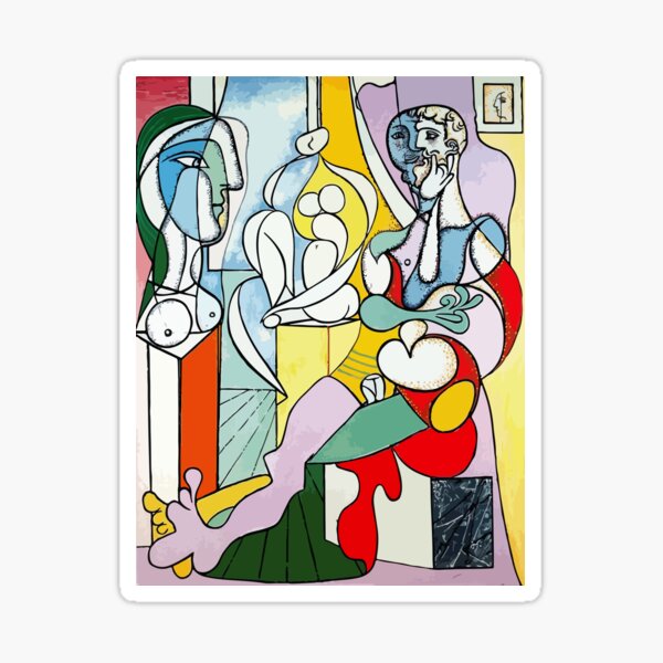 Pablo Picasso The Sculptor, 1931 Artwork Reproduction Sticker