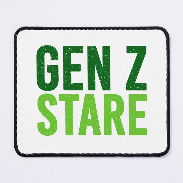 Item preview, Gen Z Stare Green designed and sold by Memes N Lore .