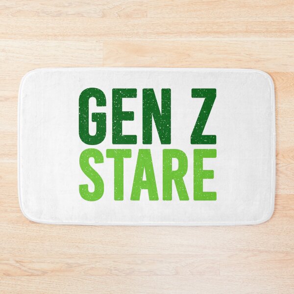 Item preview, Gen Z Stare Green designed and sold by Memes N Lore .