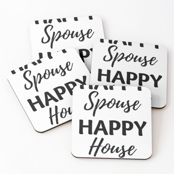 Item preview, Happy Spouse Happy House designed and sold by WitteSayings.