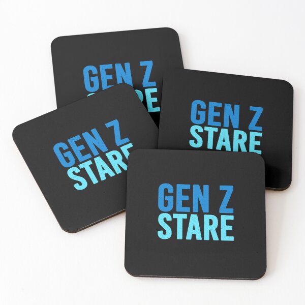 Item preview, Gen Z Stare Blue designed and sold by Memes N Lore .