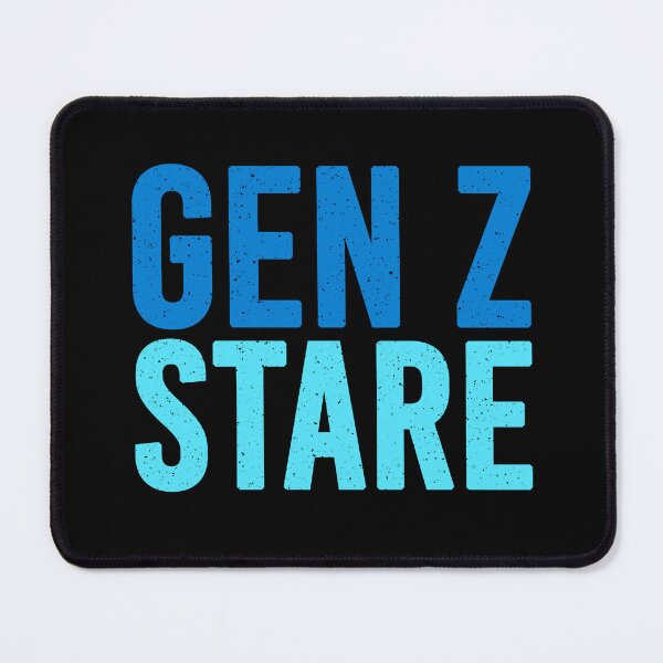 Item preview, Gen Z Stare Blue designed and sold by Memes N Lore .