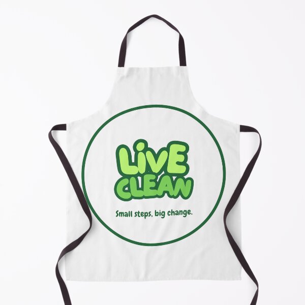 Item preview, Live Clean Funny Eco and Vegan Humor designed and sold by OVERSAI.