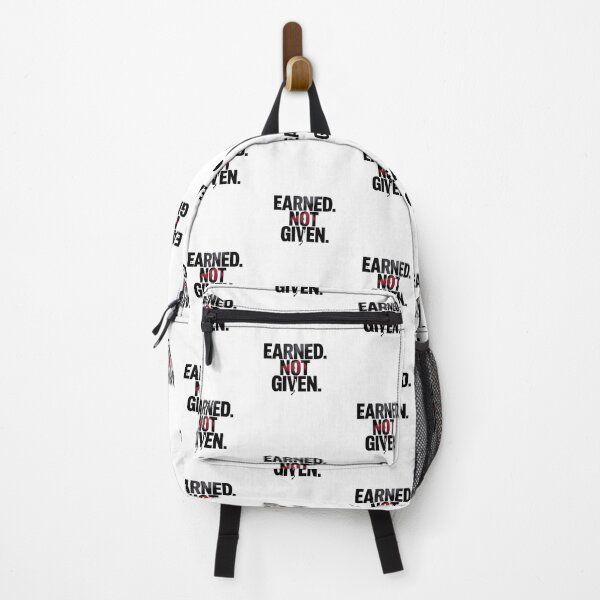 Item preview, Earned Not Given – Red Grunge Fitness Motivation Design designed and sold by ArtByYunus.
