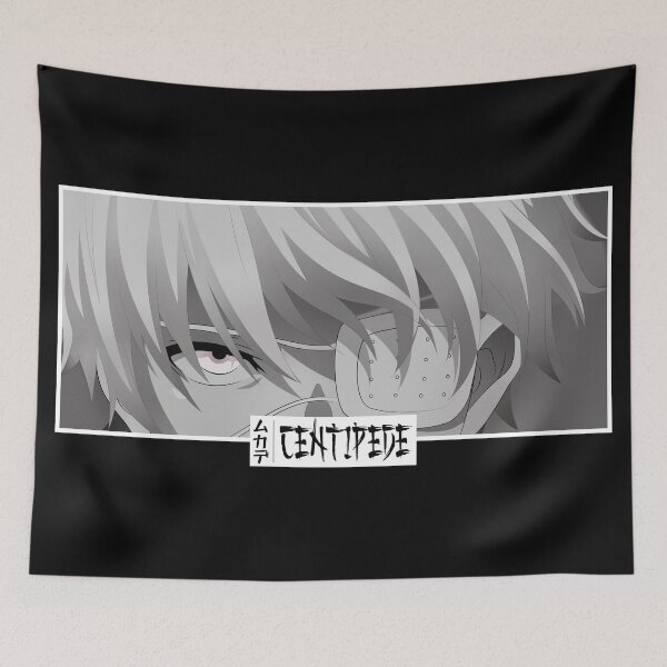 Item preview, Centipede Anime Eyes Monochrome Japanese Cozy Manga designed and sold by Otakurypto.
