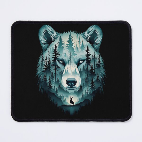 Item preview, Spirit of the Wild – Forest Within the Bear designed and sold by Lucky Streetwear.