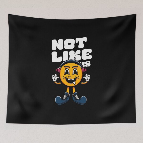 Item preview, Retro Vibe Smiley Tongue Out Headphones designed and sold by Designwithandi.