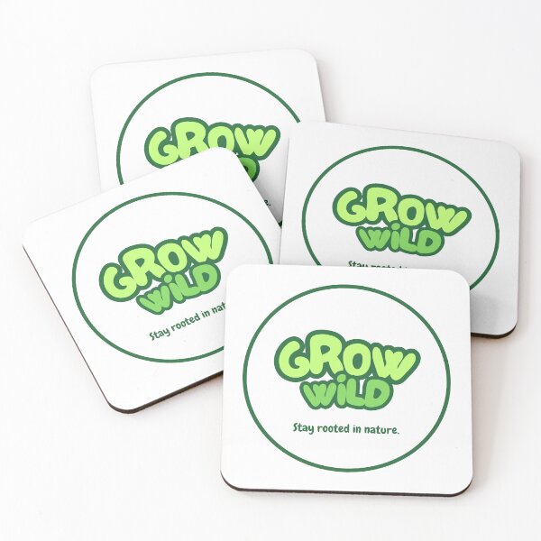 Item preview, Grow wild Funny Eco and Vegan Humor designed and sold by OVERSAI.