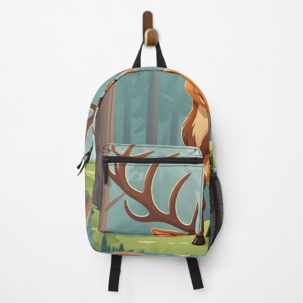 Item preview, Cute Cartoon Wapiti Brown Bull Elk designed and sold by DesignsByDessie.