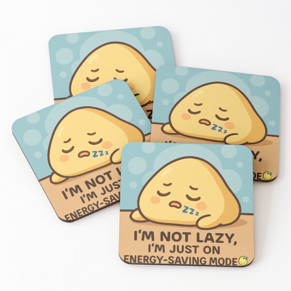 Item preview, Mode économie d'énergie – Design drôle et mignon  Energy-Saving Mode – Cute and Funny Cartoon Design designed and sold by Drawingshirts.