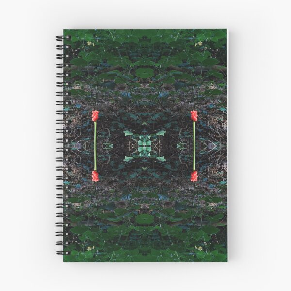 Item preview, Arum and Ivy Deep Forest Green designed and sold by Visual Ecstasy Escape  Floral Trance Vision Photo Alchemy by K .