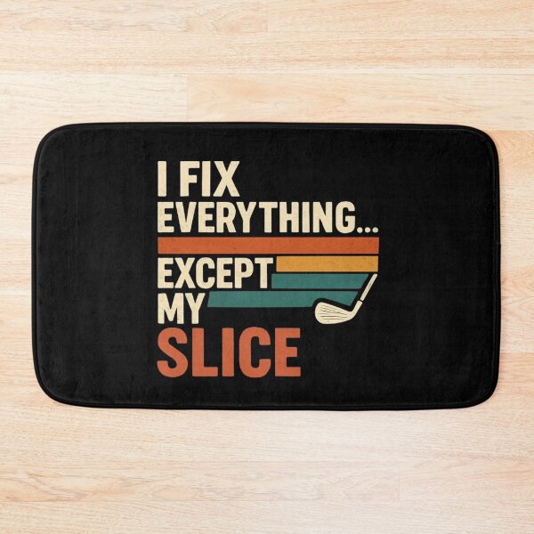 Item preview, I Fix Everything… Except My Slice” — Funny Golf Dad Retro Shirt designed and sold by RetiredAndRude.