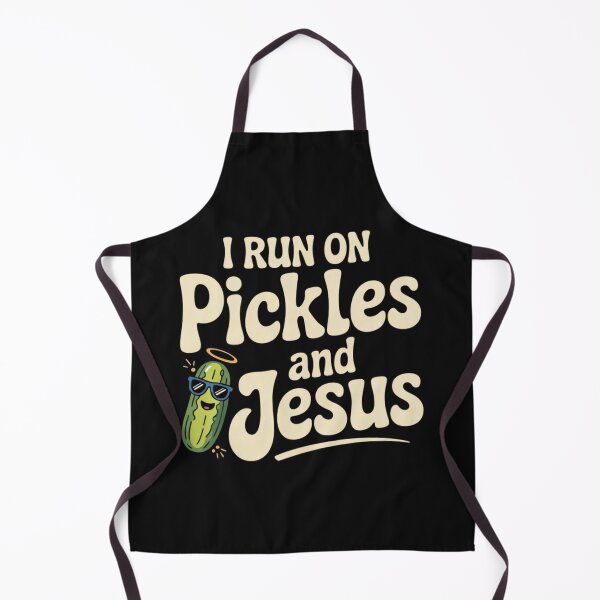 Item preview, I Run On Pickles and Jesus Religious designed and sold by ManiaGrania.
