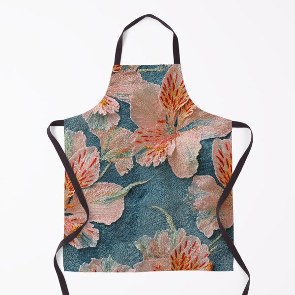 Item preview, Coral Hibiscus Embroidery designed and sold by RyanPhamDesigns.