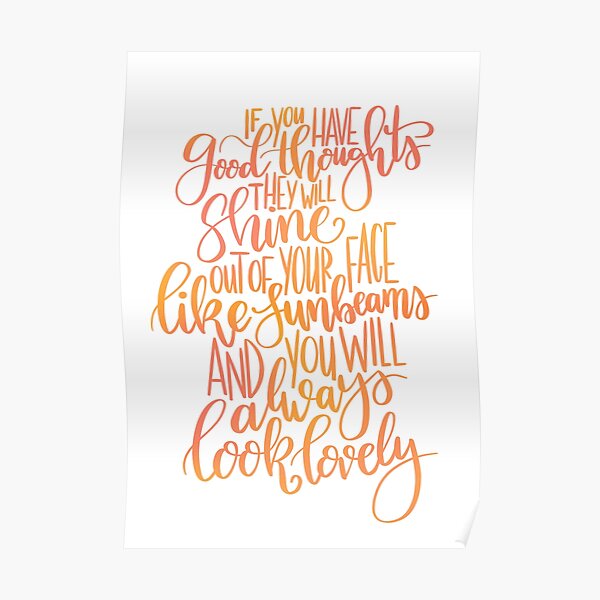 Matilda Miss Honey Roald Dahl Vintage Quote Art Print Poster Gift Home Decor