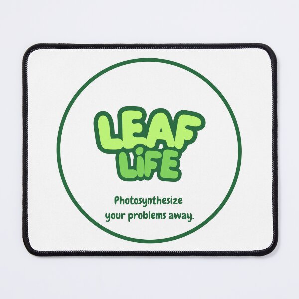 Item preview, Leaf Life Funny Eco and Vegan Humor designed and sold by OVERSAI.