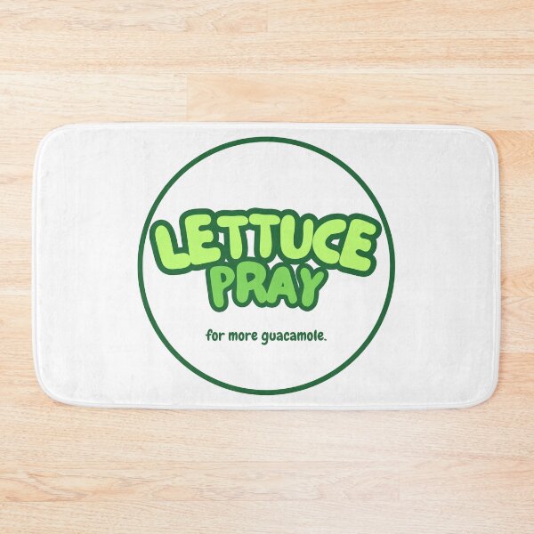 Item preview, Lettuce Pray Funny Eco and Vegan Humor designed and sold by OVERSAI.
