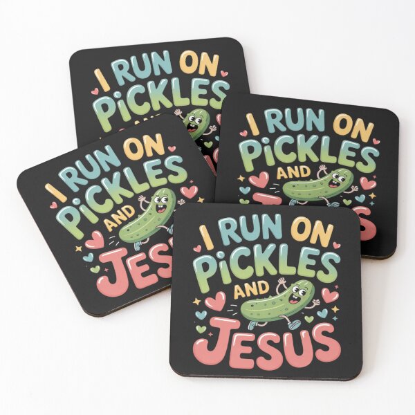 Item preview, I Run On Pickles and Jesus Religious designed and sold by ManiaGrania.