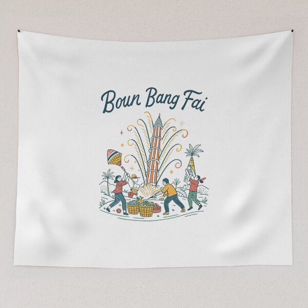 Item preview, LAOS ROCKET FESTIVAL designed and sold by likbatonboot.