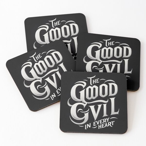 Item preview, Good Evil Symbolic Heart Contrast designed and sold by Voodoo Store Paranormal Collections.