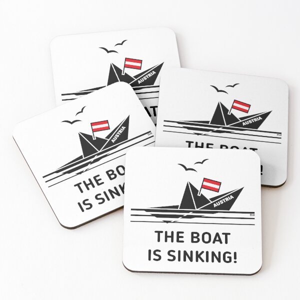 Item preview, The Boat Is Sinking! (Austria / Österreich / POS) designed and sold by MrFaulbaum.