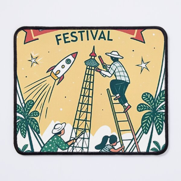 Item preview, LAOS ROCKET FESTIVAL designed and sold by likbatonboot.