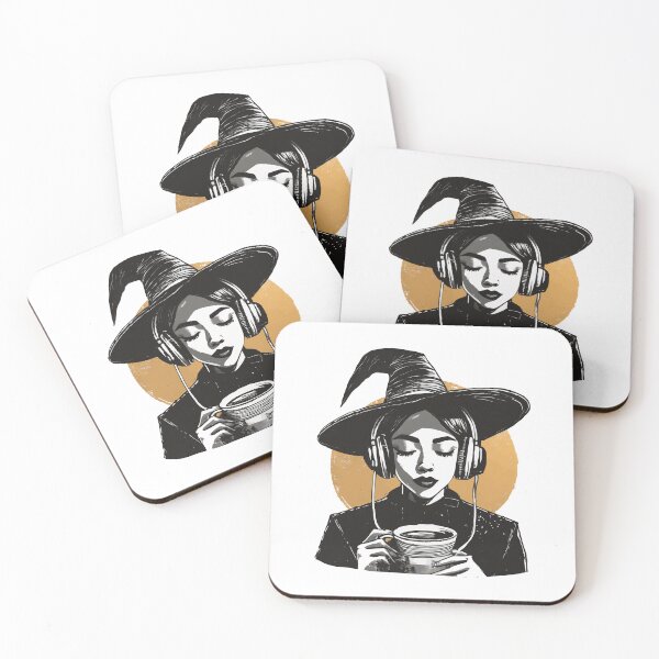 Item preview, Sippin’ Spells & Droppin’ Beats – Witchy Brew Edition designed and sold by FoxWink Inc.
