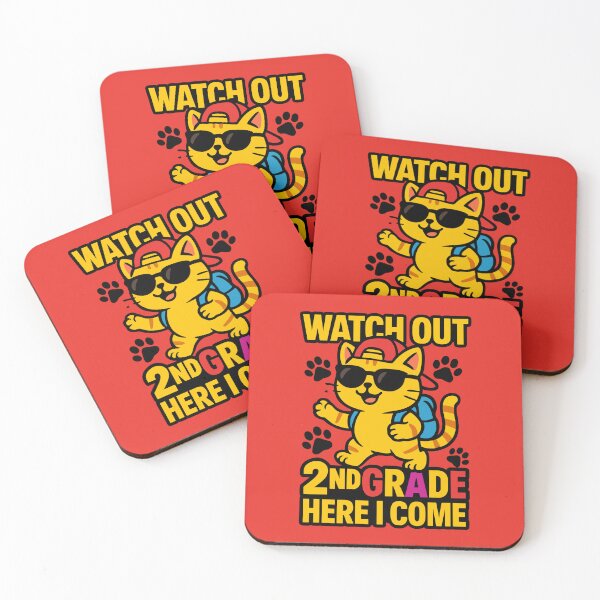 Item preview, Cool Back to School Cat Rocks 2nd Grade Adventure designed and sold by printmala.