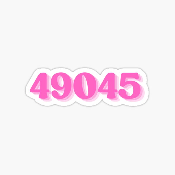 Item preview, 49045 lake of the woods 49045 zip code pink designed and sold by danifingard.