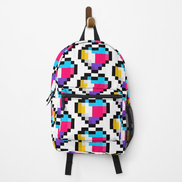 Item preview, Polyamory Pixel Heart Pride Flag designed and sold by HarveyHandcraftsandDesigns.