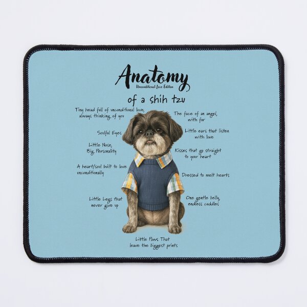 Item preview, Anatomy of a Shihtzu Unconditional Love Edition  designed and sold by AubrieBea.