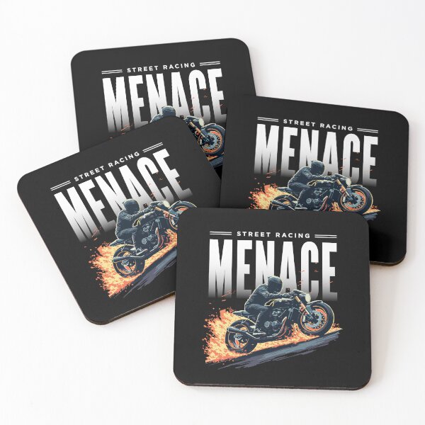 Item preview, Street Racing Menace - Motorcycle Street Racing designed and sold by RaceDayRags.