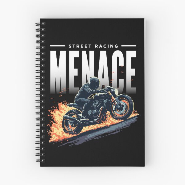 Item preview, Street Racing Menace - Motorcycle Street Racing designed and sold by RaceDayRags.