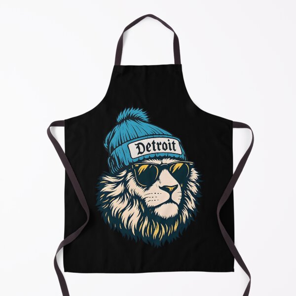 Item preview, Cool Hipster Lion with Sunglasses and Detroit Beanie – Urban Street Art Design designed and sold by DrawHandArt.
