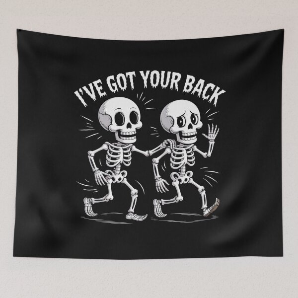 Item preview, Halloween Skeletons Ive Got Your Back Funny Gift designed and sold by ManiaGrania.