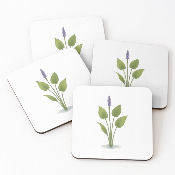 Item preview, Pickerelweed with Purple Flowers – Aquatic Plant Illustration designed and sold by Vendeloc.