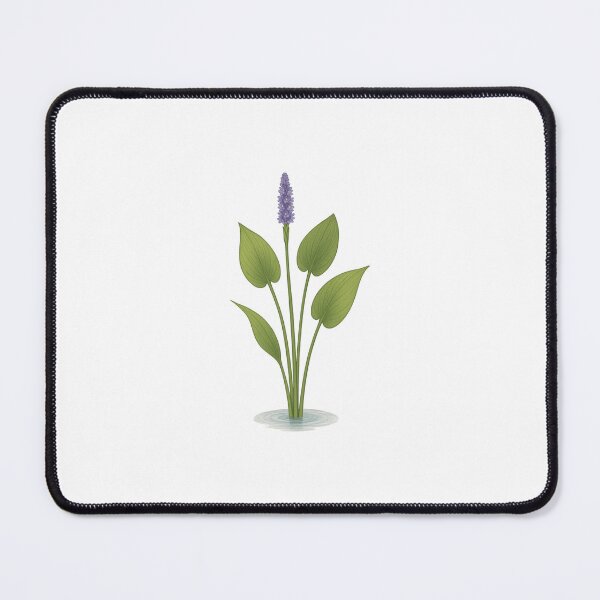 Item preview, Pickerelweed with Purple Flowers – Aquatic Plant Illustration designed and sold by Vendeloc.