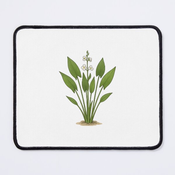 Item preview, Sagittaria Aquatic Plant – Arrowhead Water Plant Botanical Art designed and sold by Vendeloc.