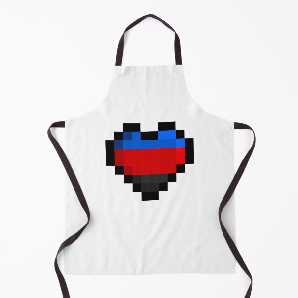 Item preview, Polyamory Pixel Pride Flag Heart designed and sold by HarveyHandcraftsandDesigns.