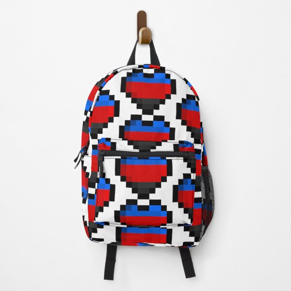 Item preview, Polyamory Pixel Pride Flag Heart designed and sold by HarveyHandcraftsandDesigns.